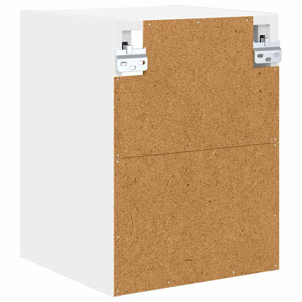 Riga White Wall Cabinet with Shelf 30 x 29.5 x 40 cm