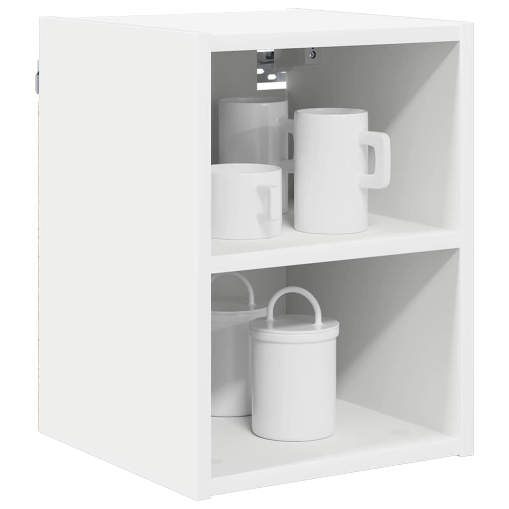 Riga White Wall Cabinet with Shelf 30 x 29.5 x 40 cm