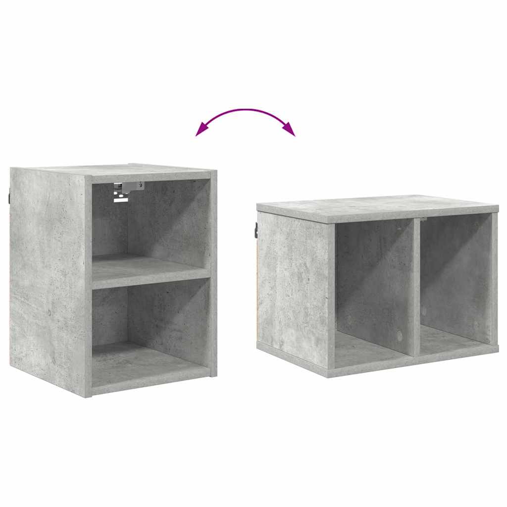 Wall cabinet Riga Concrete grey 30 x 29.5 x 40 cm