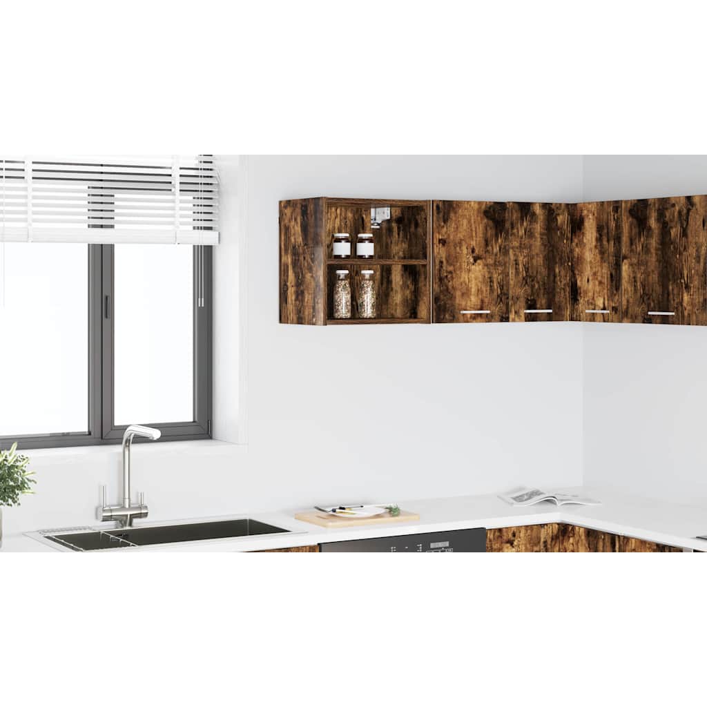 Wall Cabinet Riga Smoked Oak 40 x 29.5 x 40 cm