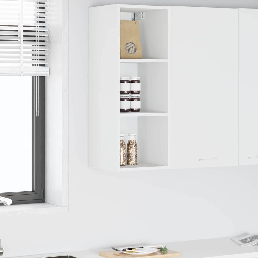Wall cabinet with shelf Riga White 30 x 29.5 x 80 cm