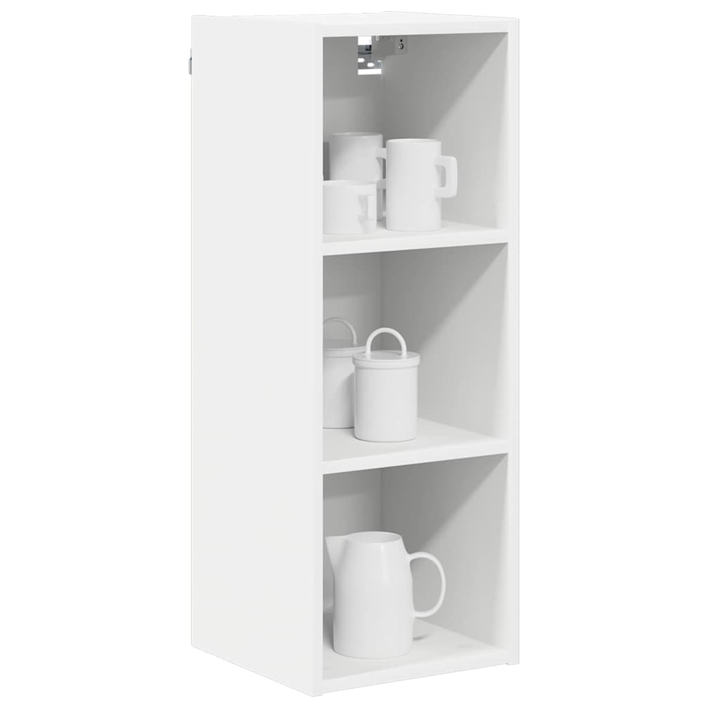 Wall cabinet with shelf Riga White 30 x 29.5 x 80 cm