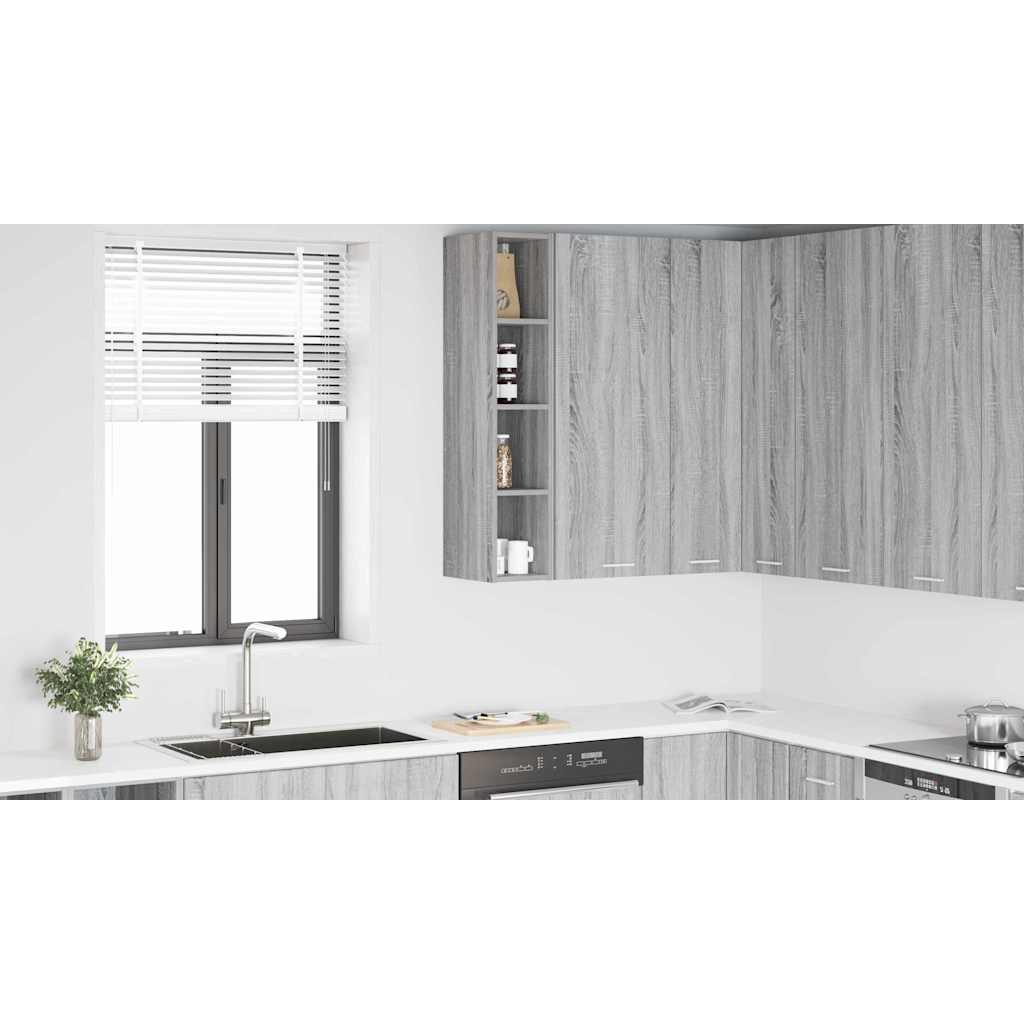 Wall cabinet Riga Grey Sonoma 20 x 29.5 x 100 cm