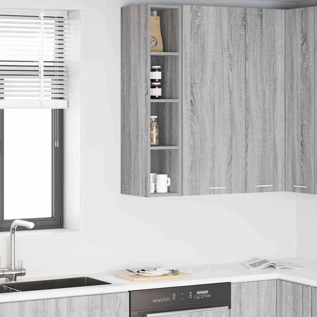 Wall cabinet Riga Grey Sonoma 20 x 29.5 x 100 cm