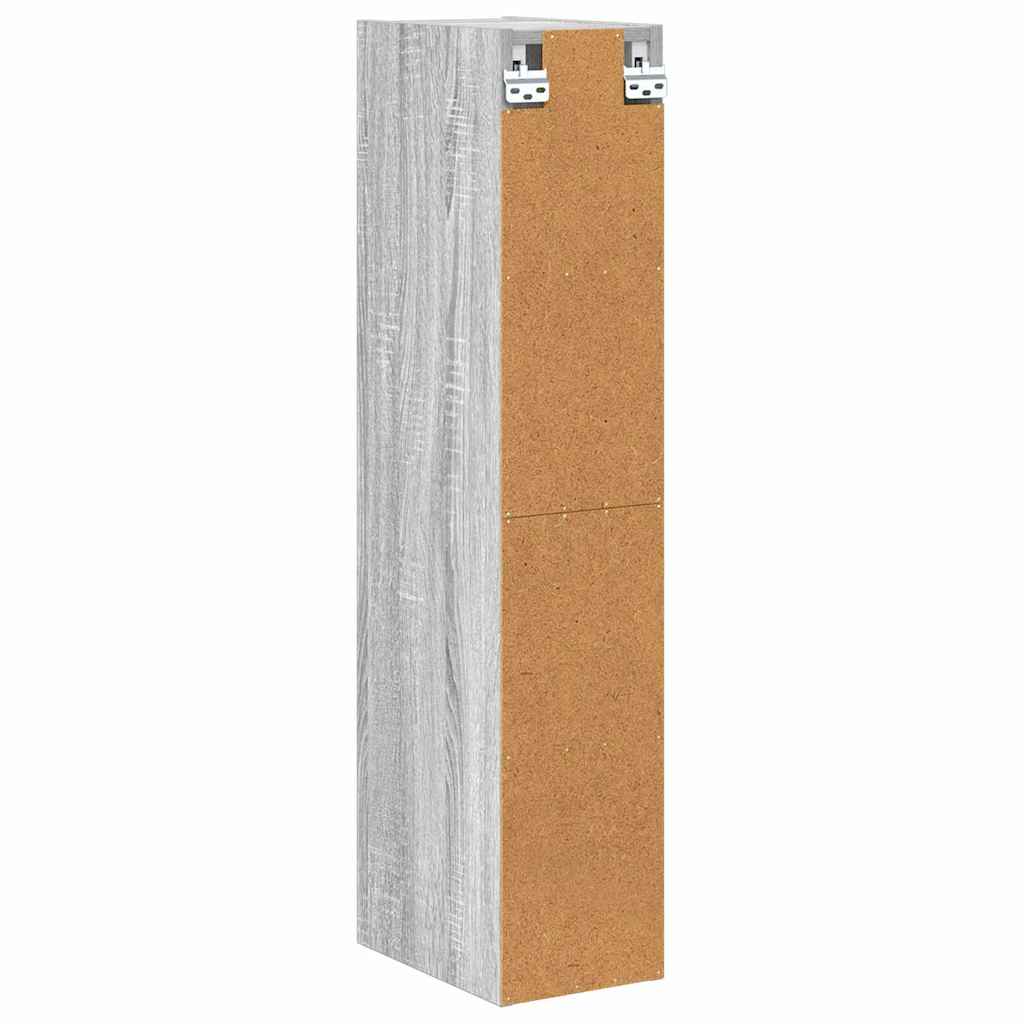 Wall cabinet Riga Grey Sonoma 20 x 29.5 x 100 cm