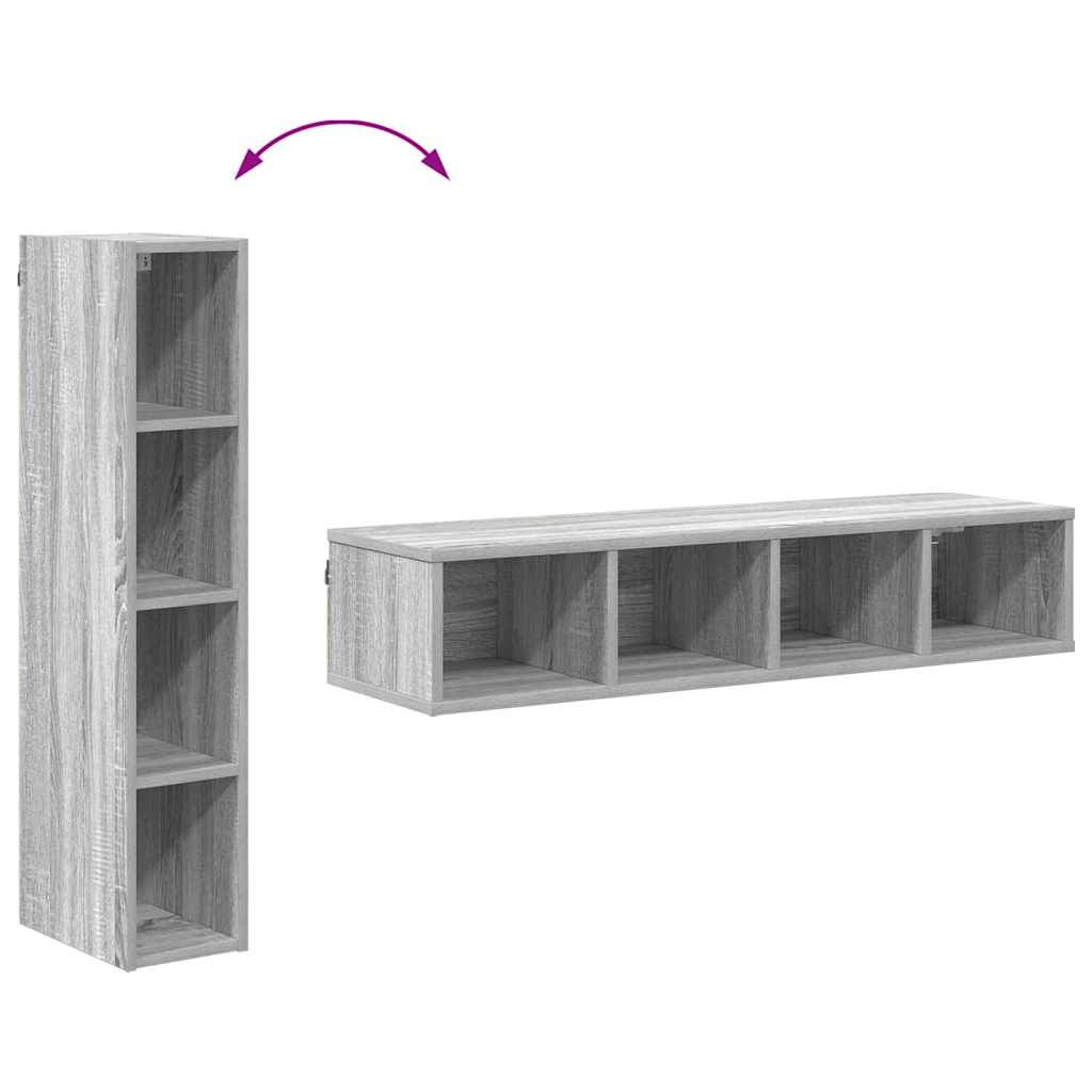 Wall cabinet Riga Grey Sonoma 20 x 29.5 x 100 cm