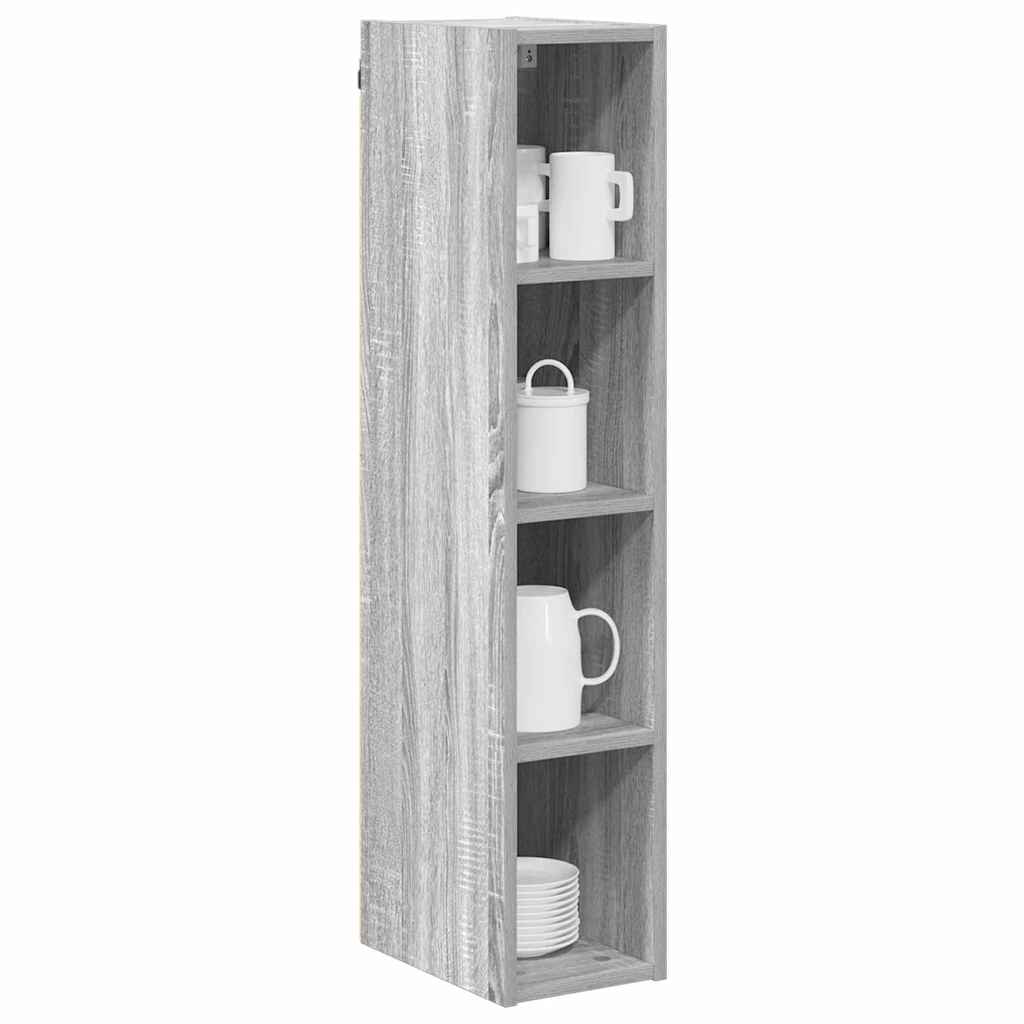 Wall cabinet Riga Grey Sonoma 20 x 29.5 x 100 cm