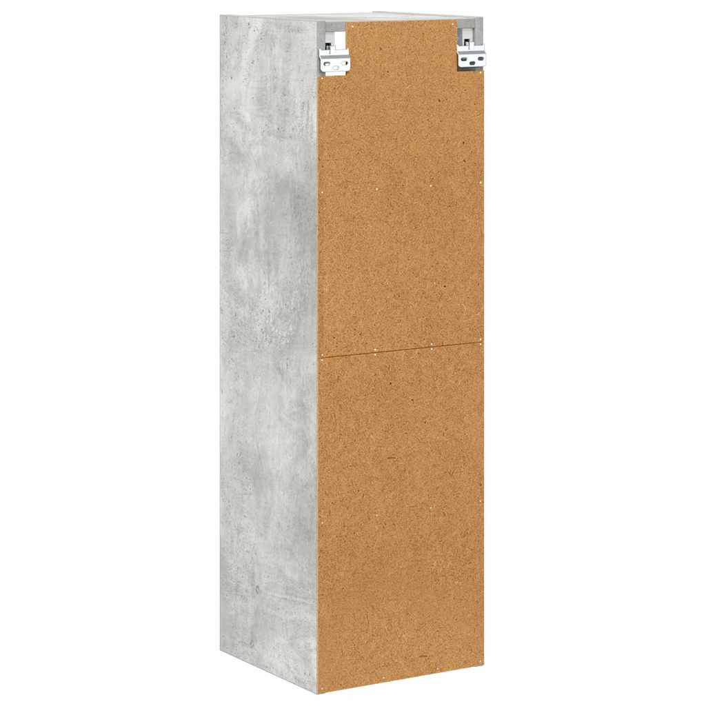 Wall cabinet Riga Concrete grey 30 x 29.5 x 100 cm