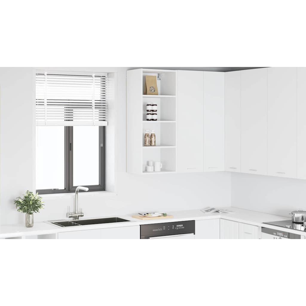 Pakabinama spintelė su lentyna Riga Balta 40 x 29,5 x 100 cm