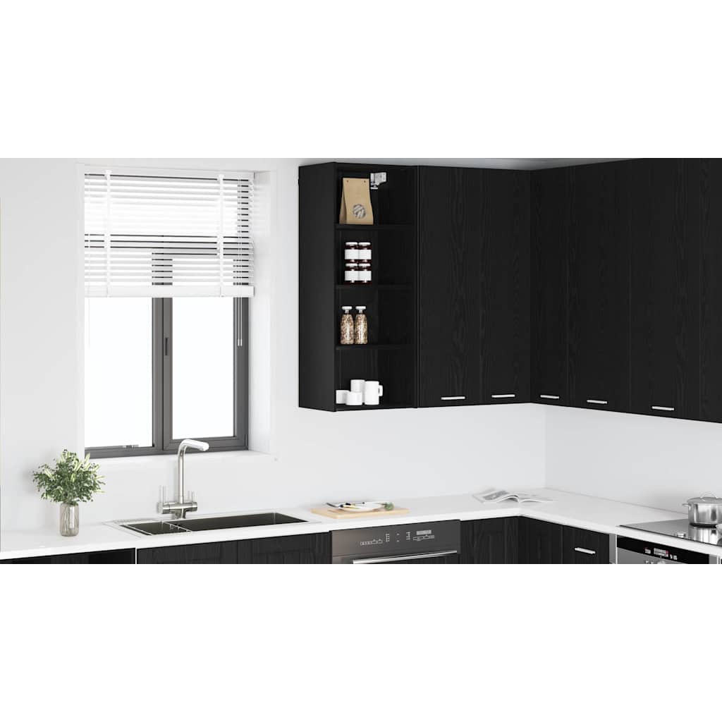 Wall cabinet Riga Black oak 40 x 29.5 x 100 cm
