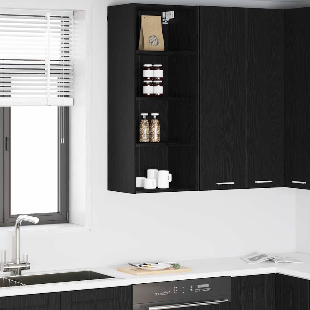 Wall cabinet Riga Black oak 40 x 29.5 x 100 cm