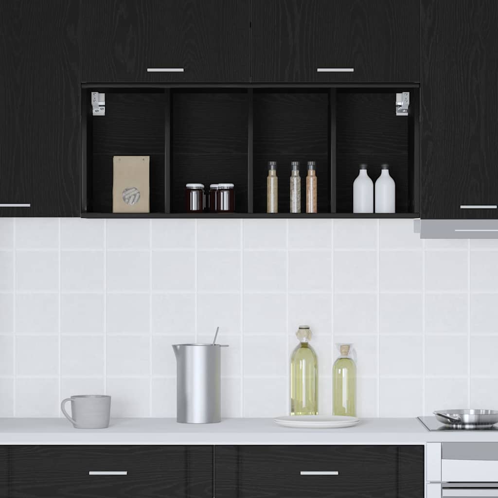 Wall cabinet Riga Black oak 40 x 29.5 x 100 cm