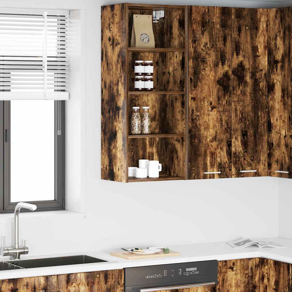 Wall cabinet Riga Smoked oak 40 x 29.5 x 100 cm