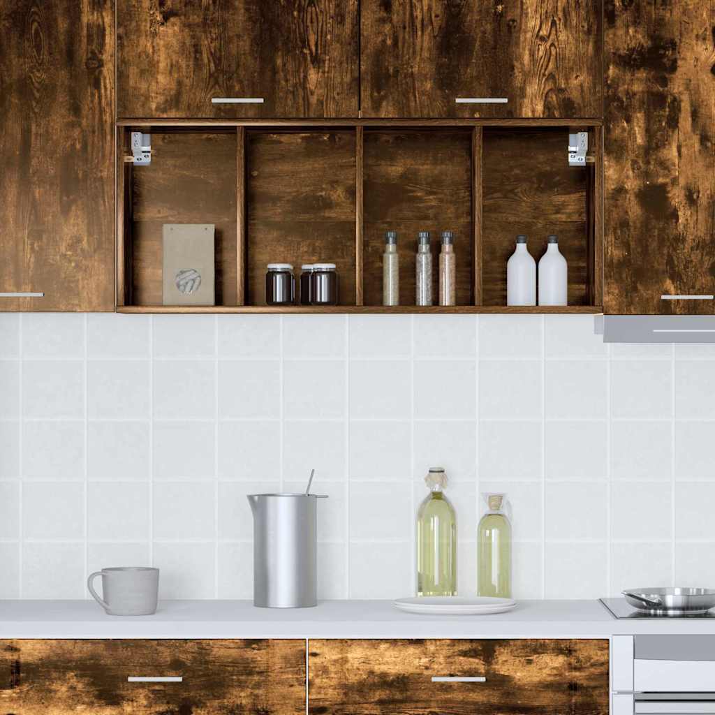 Wall cabinet Riga Smoked oak 40 x 29.5 x 100 cm