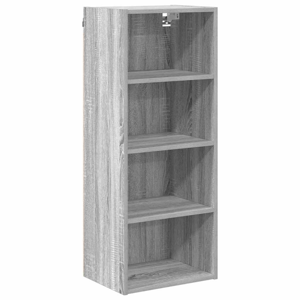 Wall Cabinet Riga Grey Sonoma 40 x 29.5 x 100 cm