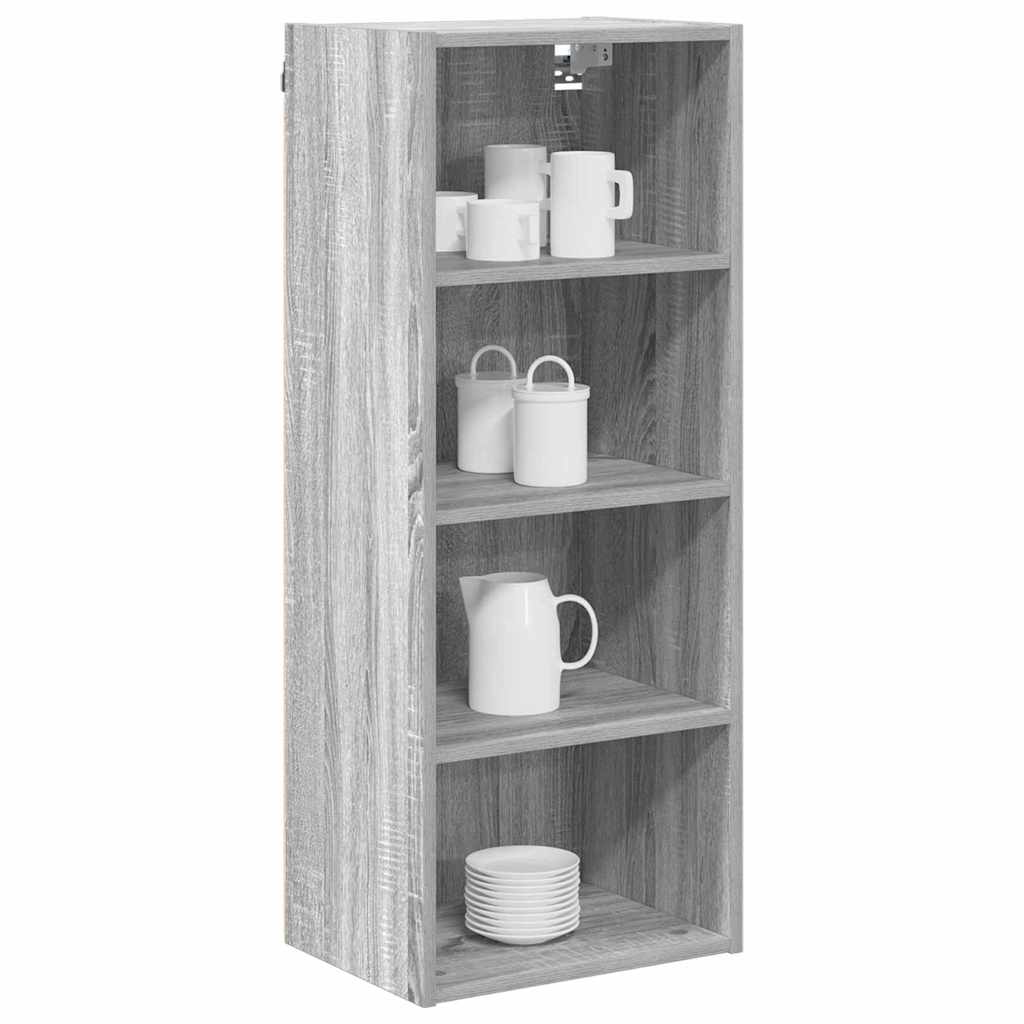 Wall Cabinet Riga Grey Sonoma 40 x 29.5 x 100 cm
