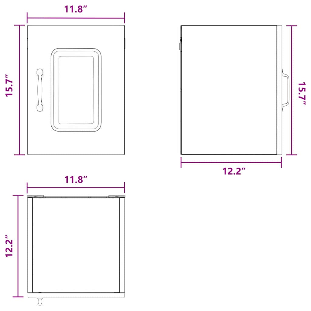 Kitchen wall cabinet Sonoma oak 30 x 31 x 40 cm
