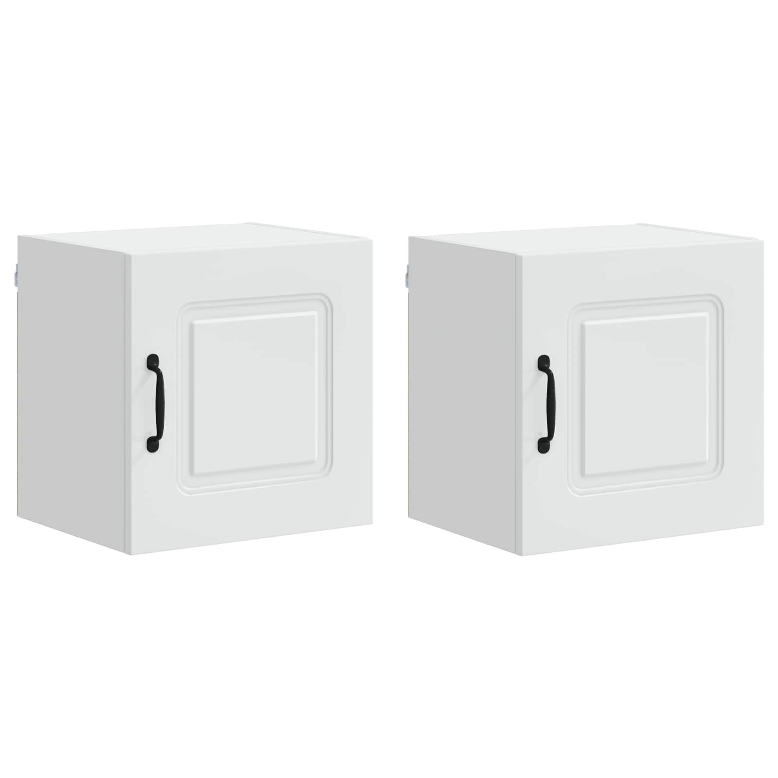 Wall-mounted kitchen cabinet 2 pcs White 40 x 31 x 40 cm