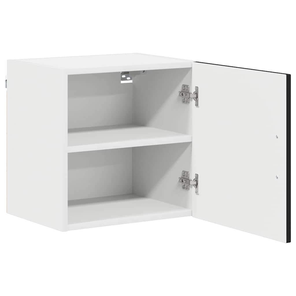 Virtuvės sieninė spintelė 2 pcs Juoda 40 x 31 x 40 cm