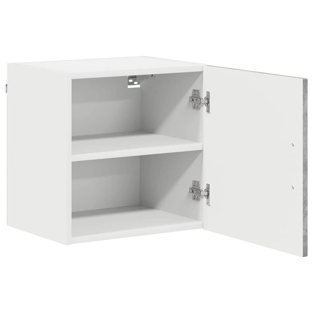 Virtuvės sieninė spintelė 2 pcs Betono pilka 40 x 31 x 40 cm