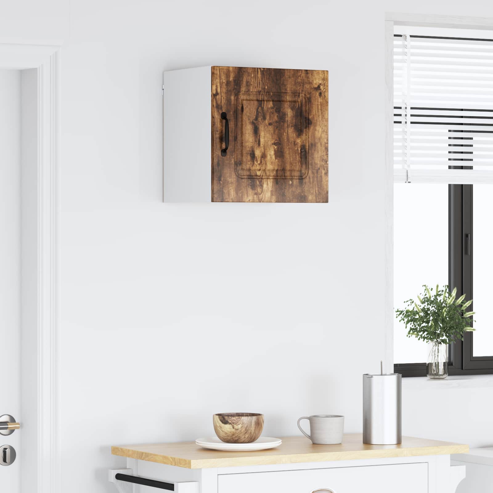 Wall kitchen cabinet Smoked oak 40 x 31 x 40 cm