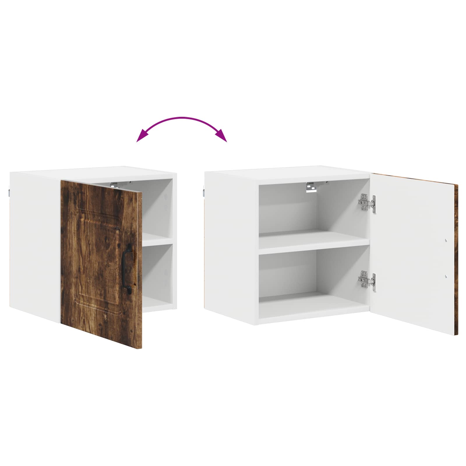Wall kitchen cabinet Smoked oak 40 x 31 x 40 cm