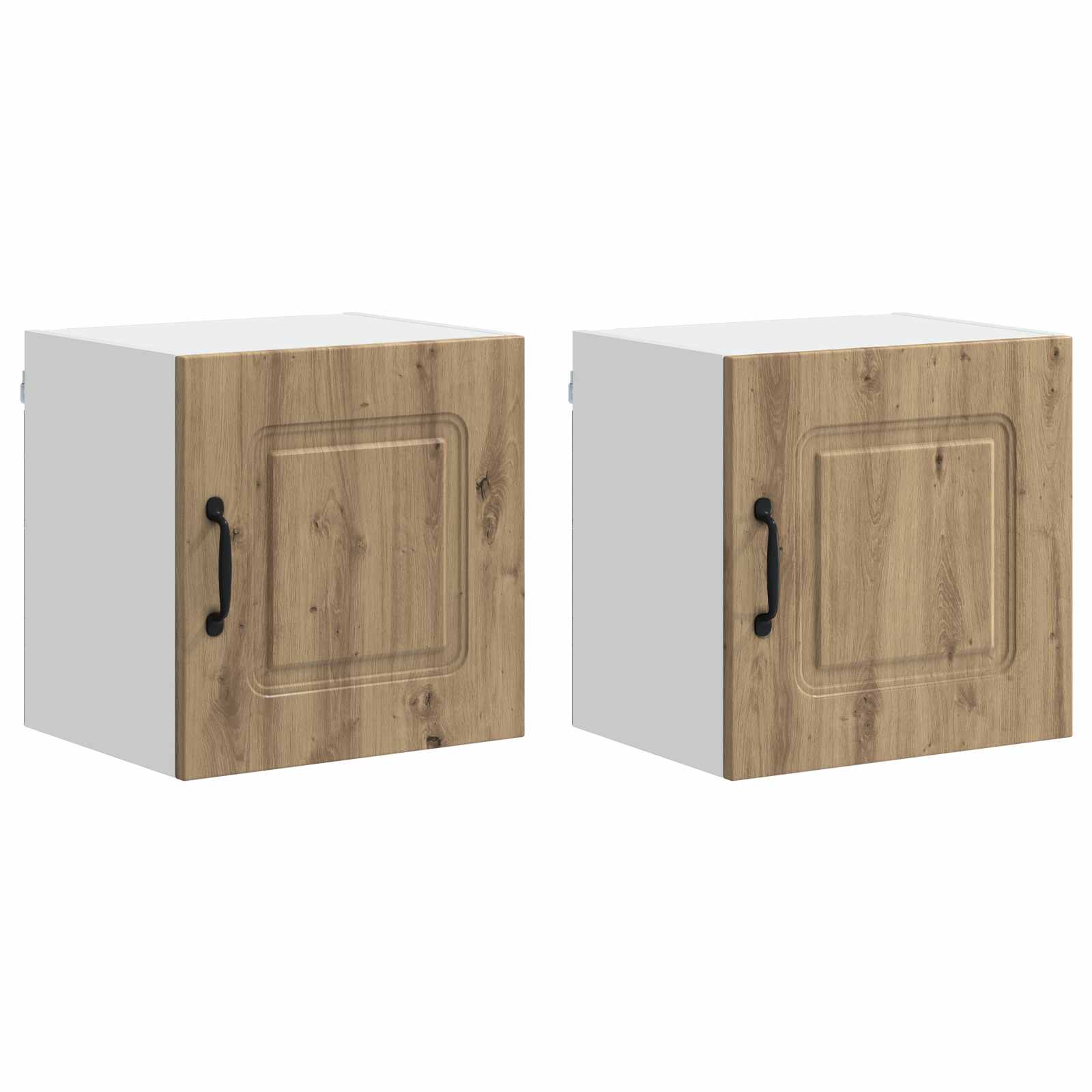Virtuvės sieninė spintelė su lentyna 2 pcs Amatininkų ąžuolas