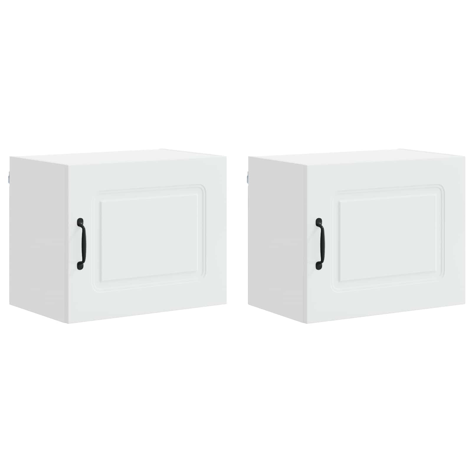 Virtuvės sieninė spintelė 2 pcs Balta 50 x 31 x 40 cm