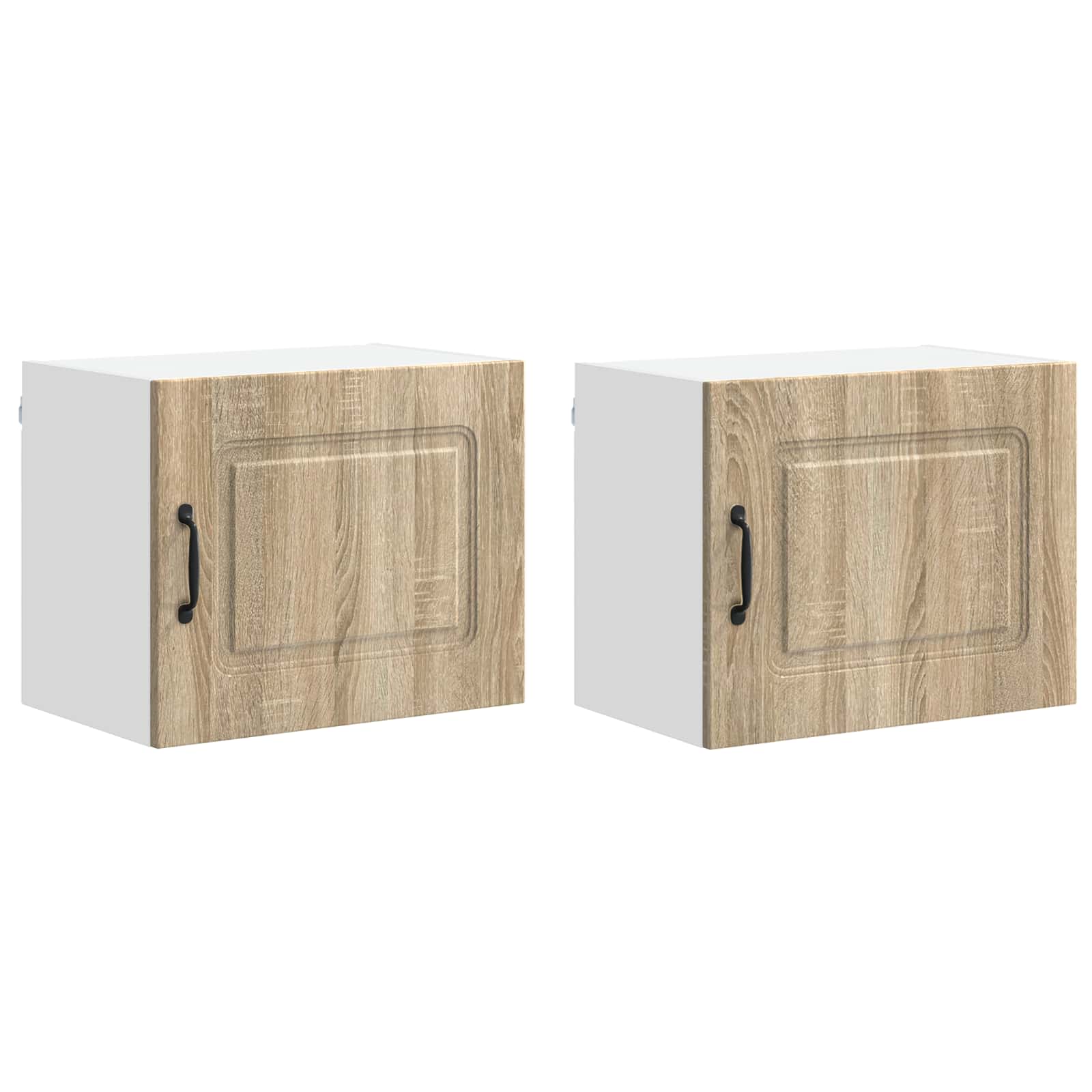 Virtuvės sieninė spintelė 2 pcs Sonoma ąžuolas 50 x 31 x 40 cm