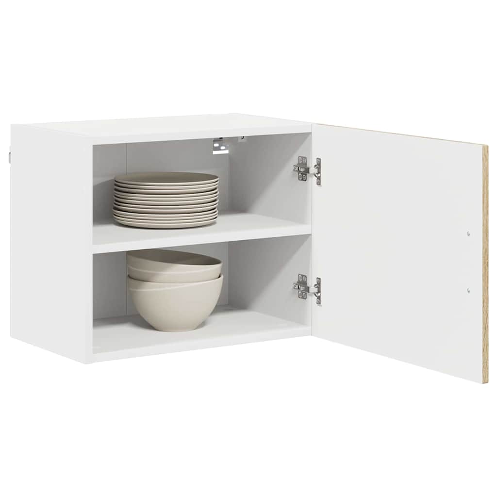 Virtuvės sieninė spintelė 2 pcs Sonoma ąžuolas 50 x 31 x 40 cm