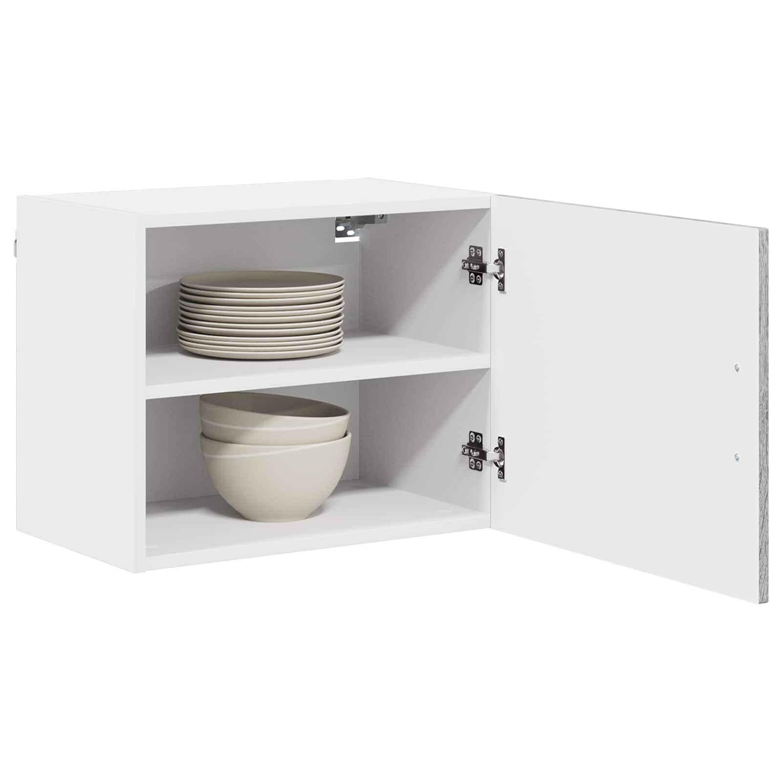 Virtuvės sieninė spintelė 2 pcs Pilkas Sonoma 50 x 31 x 40 cm