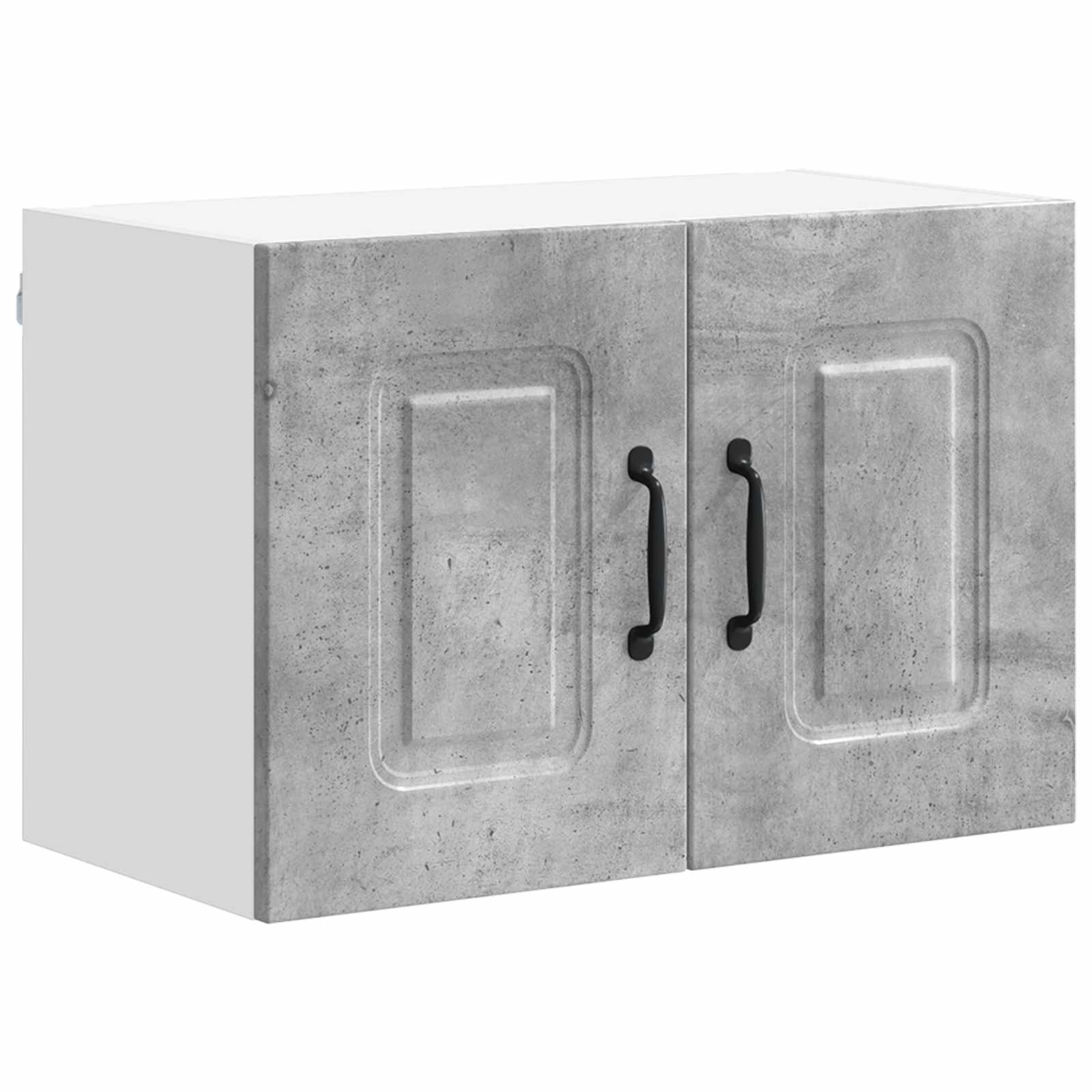 Virtuvės sieninė spintelė 2 pcs Betono pilka 60 x 31 x 40 cm