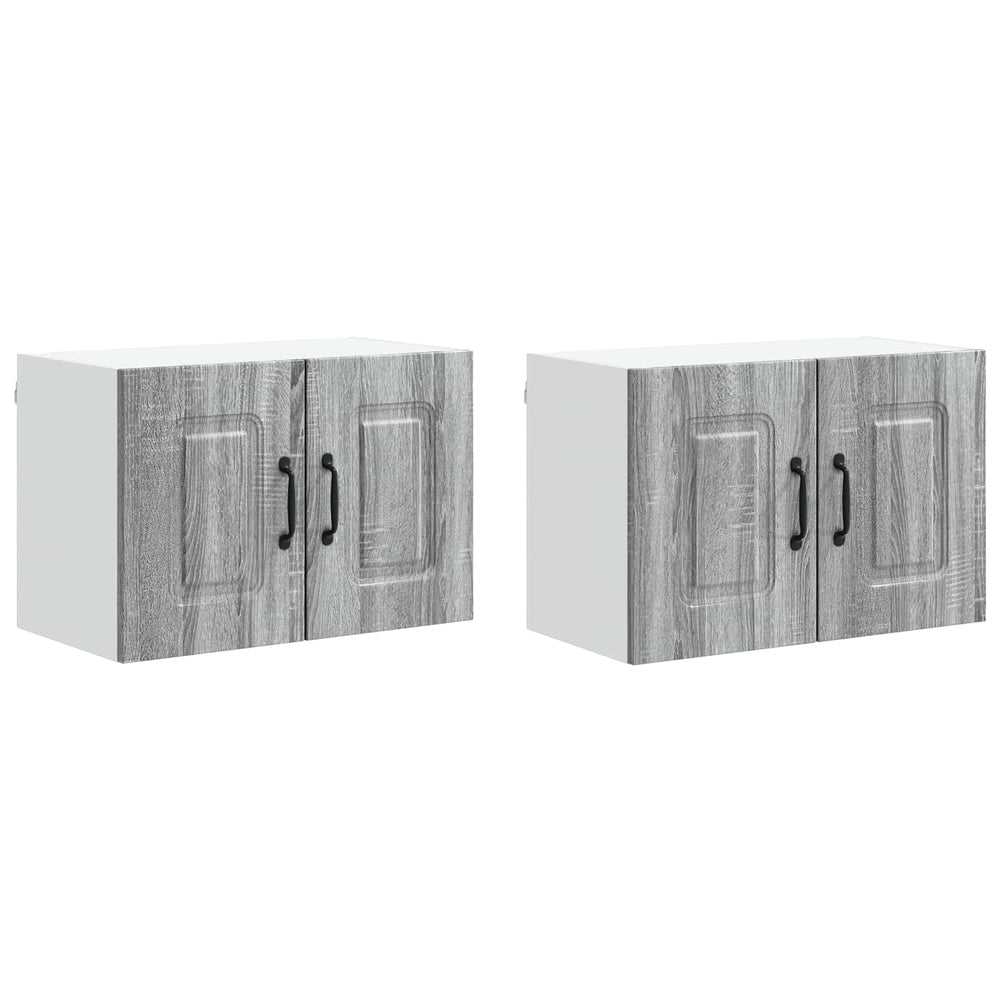 Indaplovės plokštė Kalmar 2 pcs Pilkas Sonoma 60 x 31 x 40 cm