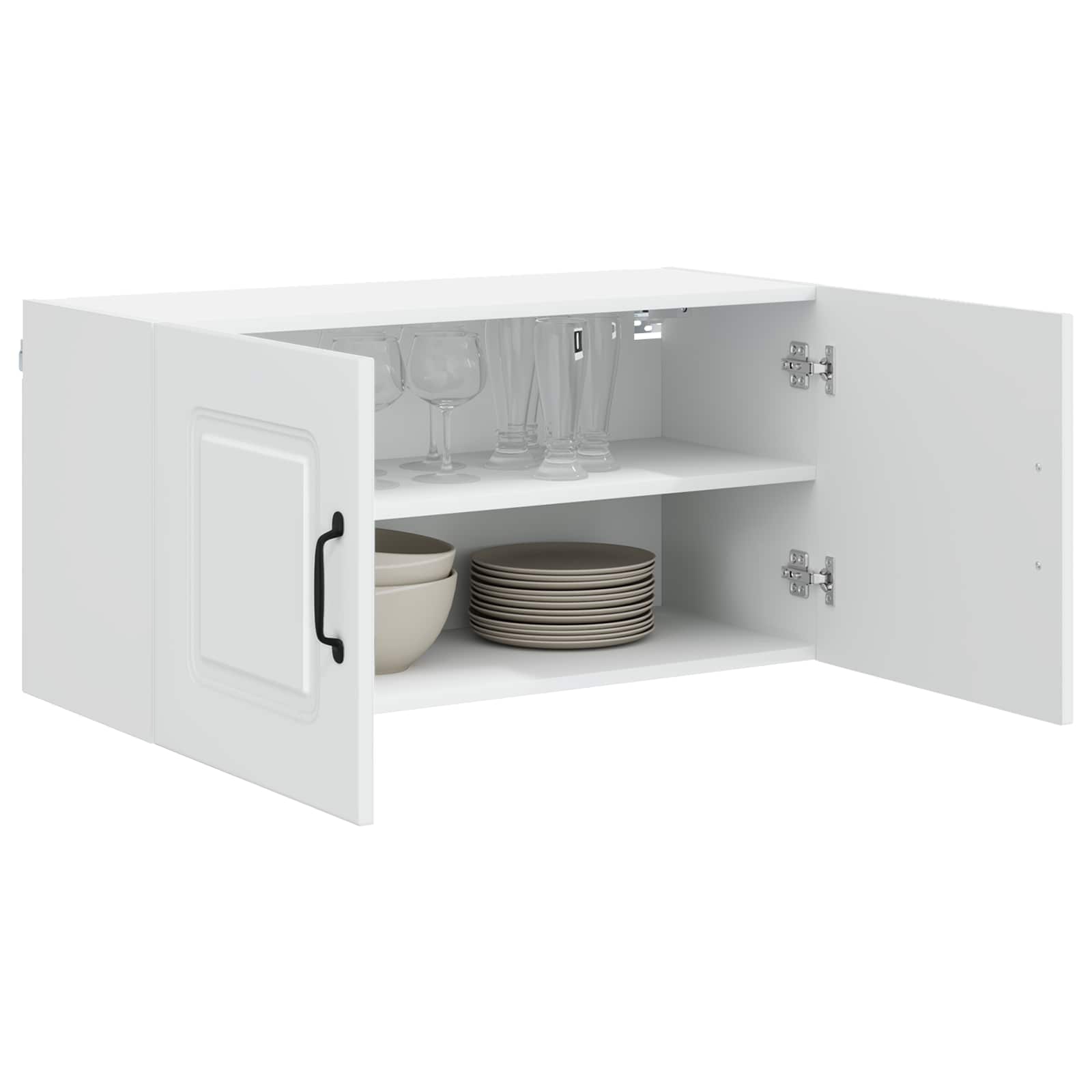 Kitchen Wall Cabinet with Shelf White 80 x 31 x 40 cm