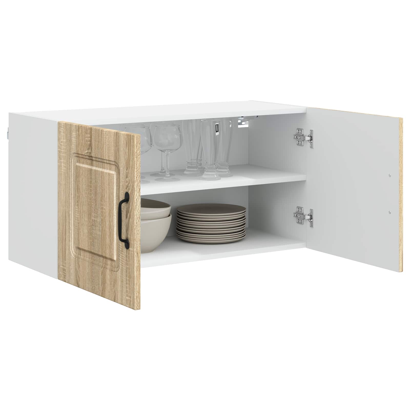 Virtuves piekaramais skapis Sonoma ozols 80 x 31 x 40 cm
