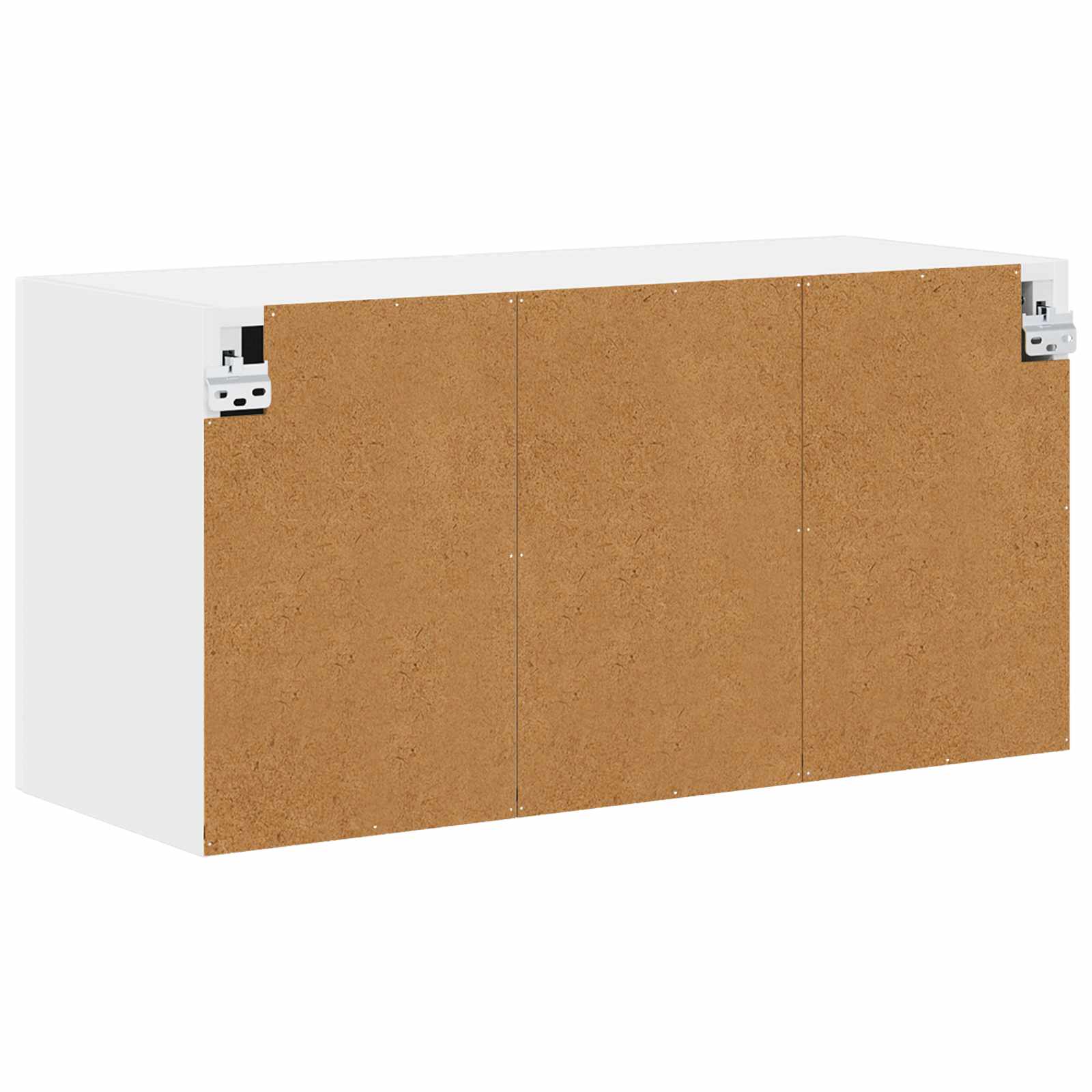 Kitchen wall cabinet with shelf High gloss white