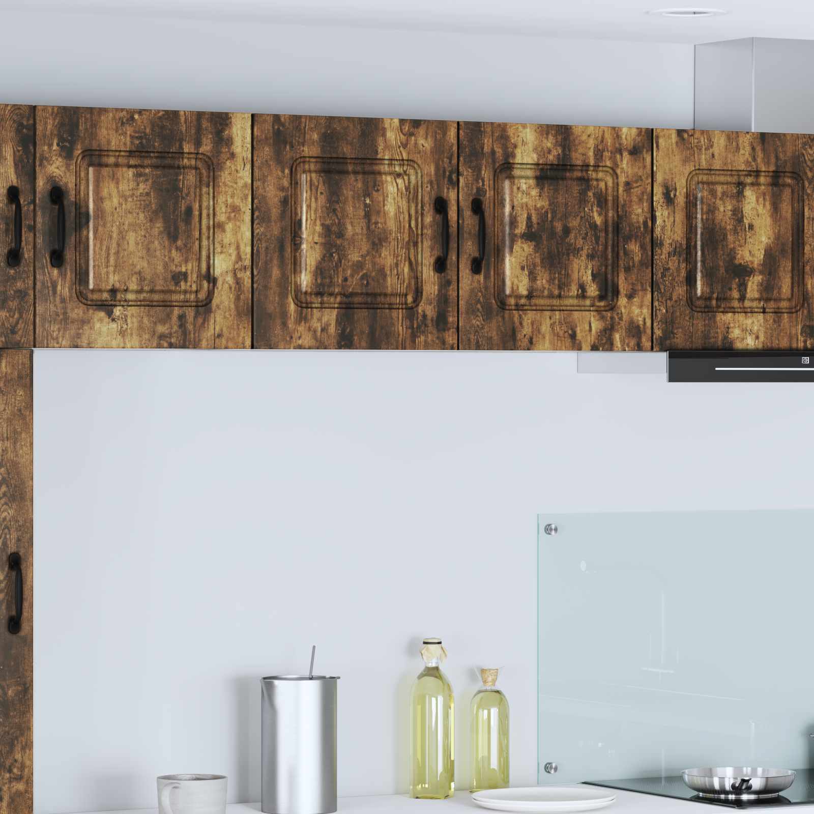 Kitchen Wall Cabinet Smoked Oak 80 x 31 x 40 cm