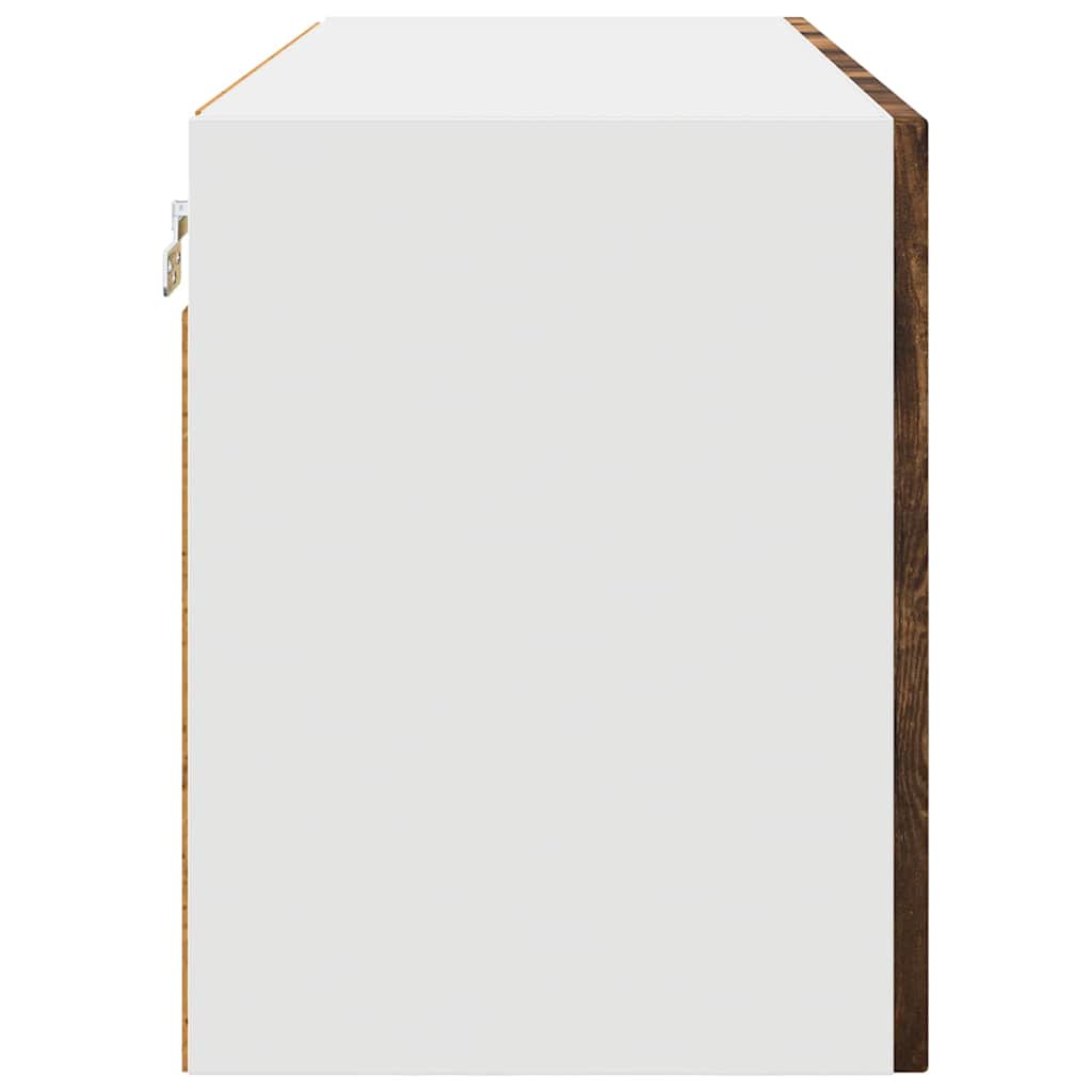 Kitchen Wall Cabinet Smoked Oak 80 x 31 x 40 cm