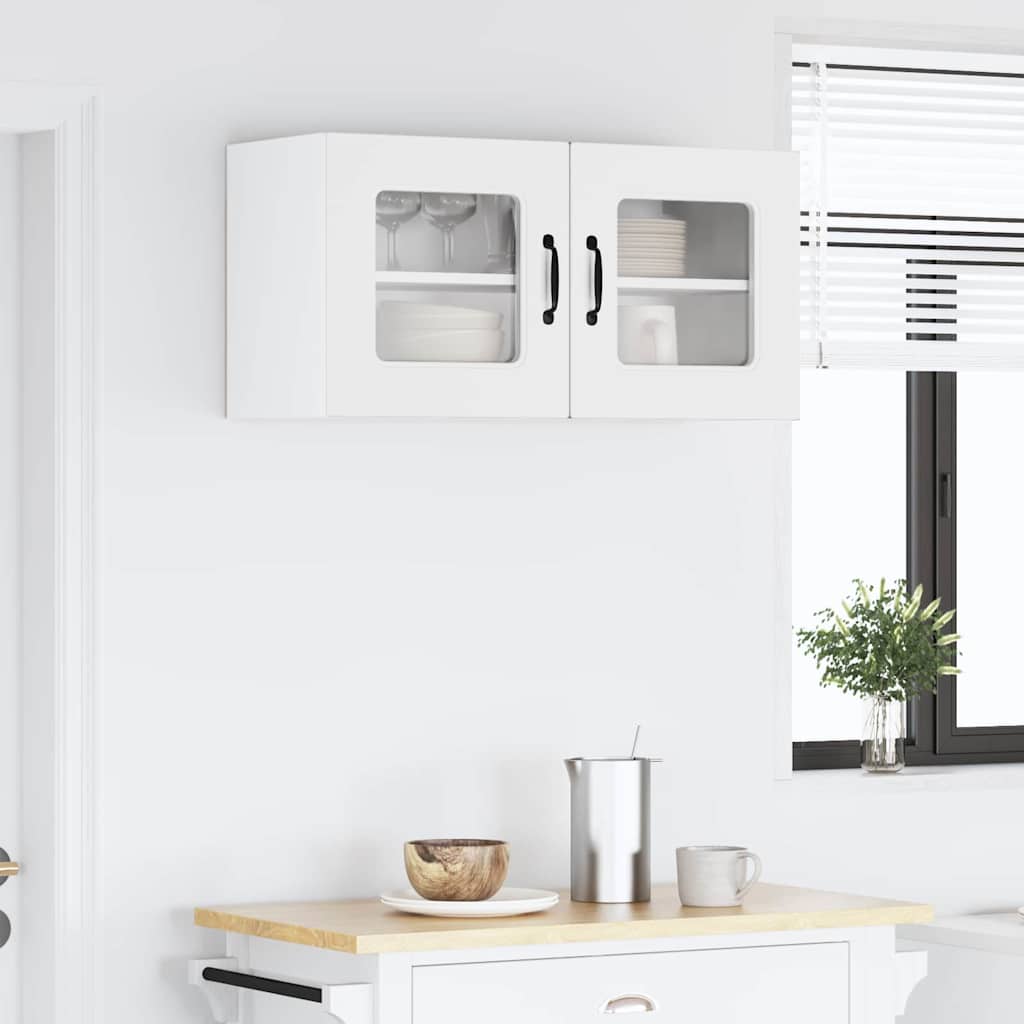 Kitchen Wall Cabinet with Shelf White 80 x 31 x 40 cm