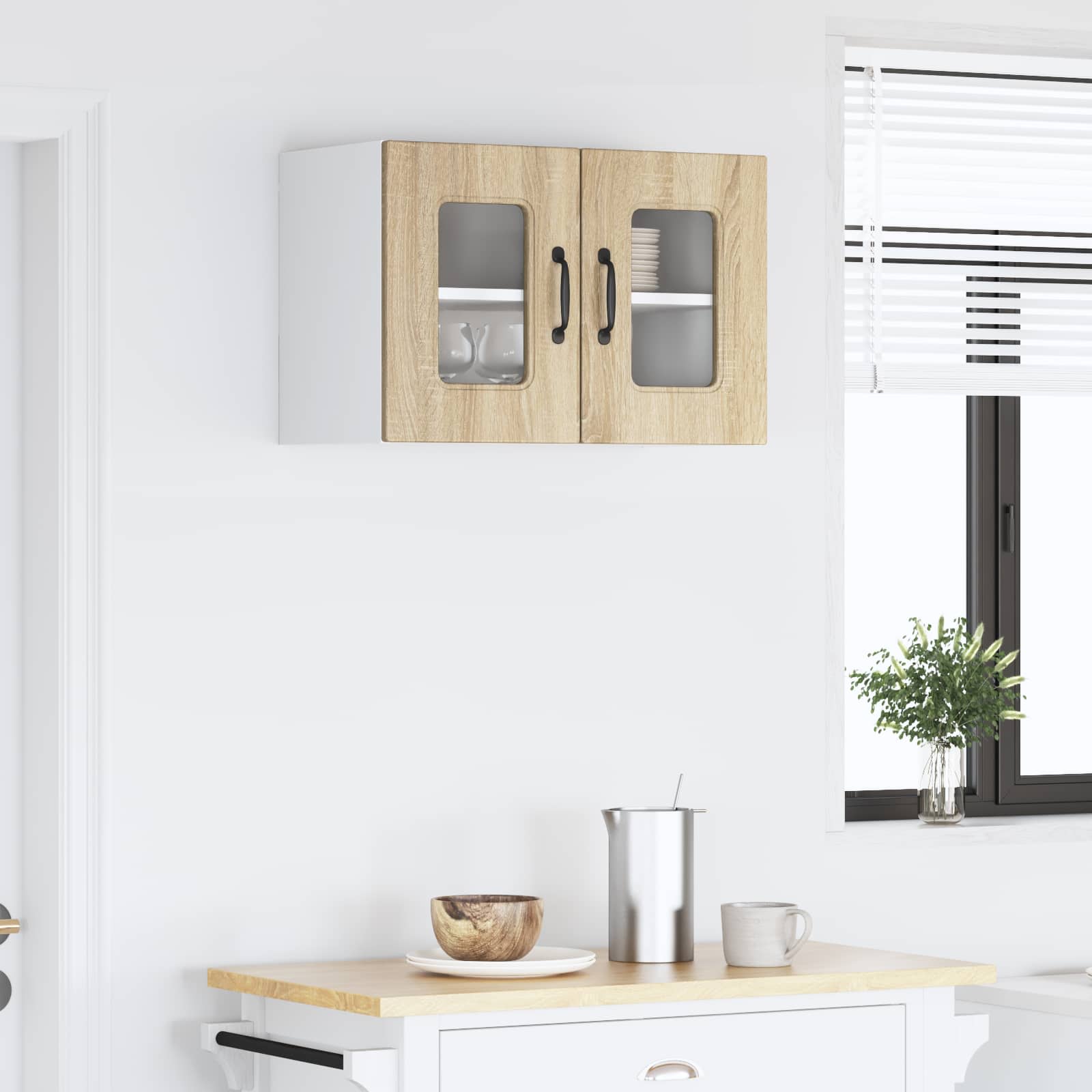 Virtuves sienas skapis ozols Sonoma 60 x 31 x 40 cm