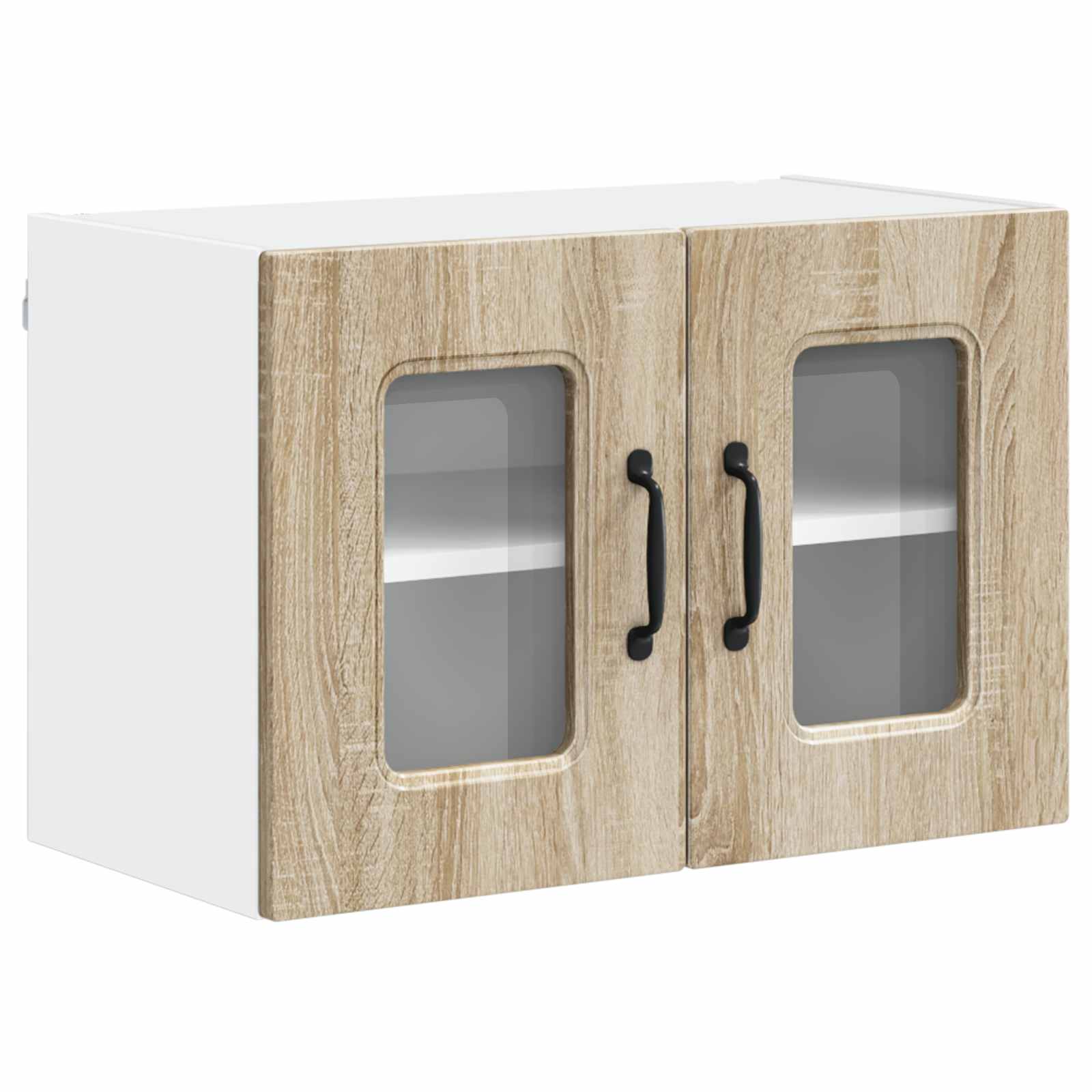 Virtuvės sieninė spintelė 2 pcs Sonoma ąžuolas 60 x 31 x 40 cm