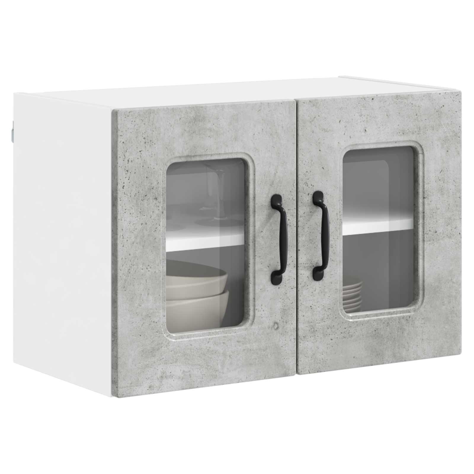Wall kitchen cabinet Concrete grey 60 x 31 x 40 cm