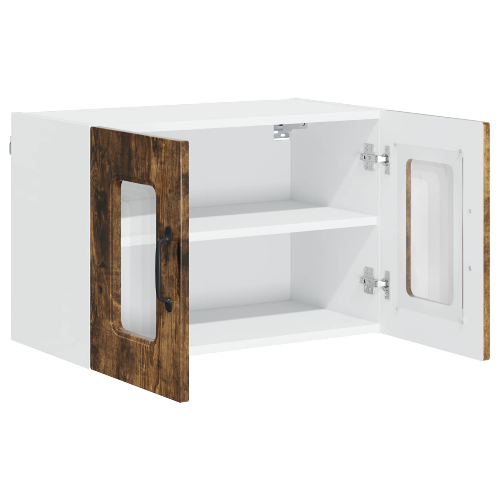 Virtuvės sieninė spintelė 2 pcs Rūkyta ąžuolas 60 x 31 x 40 cm