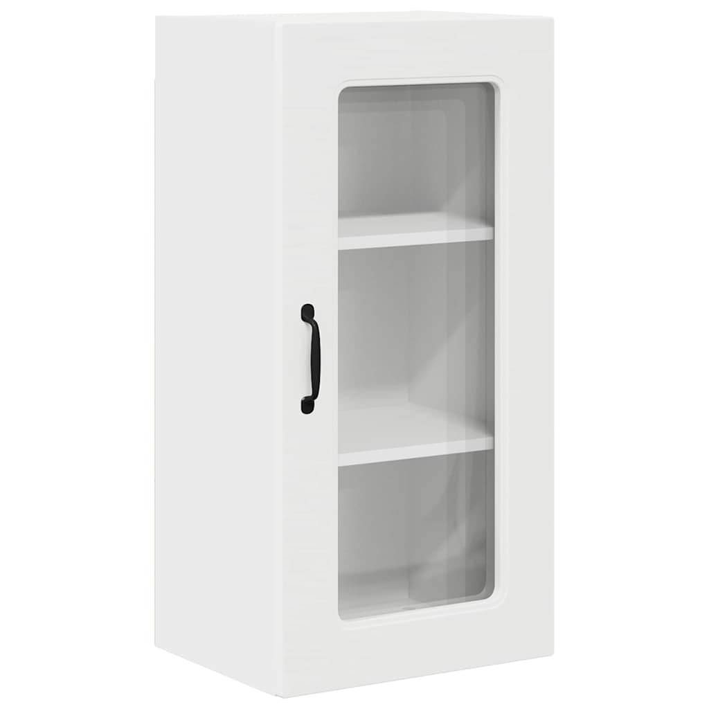 Kitchen Wall Cabinet with Shelf White 40 x 31 x 80 cm
