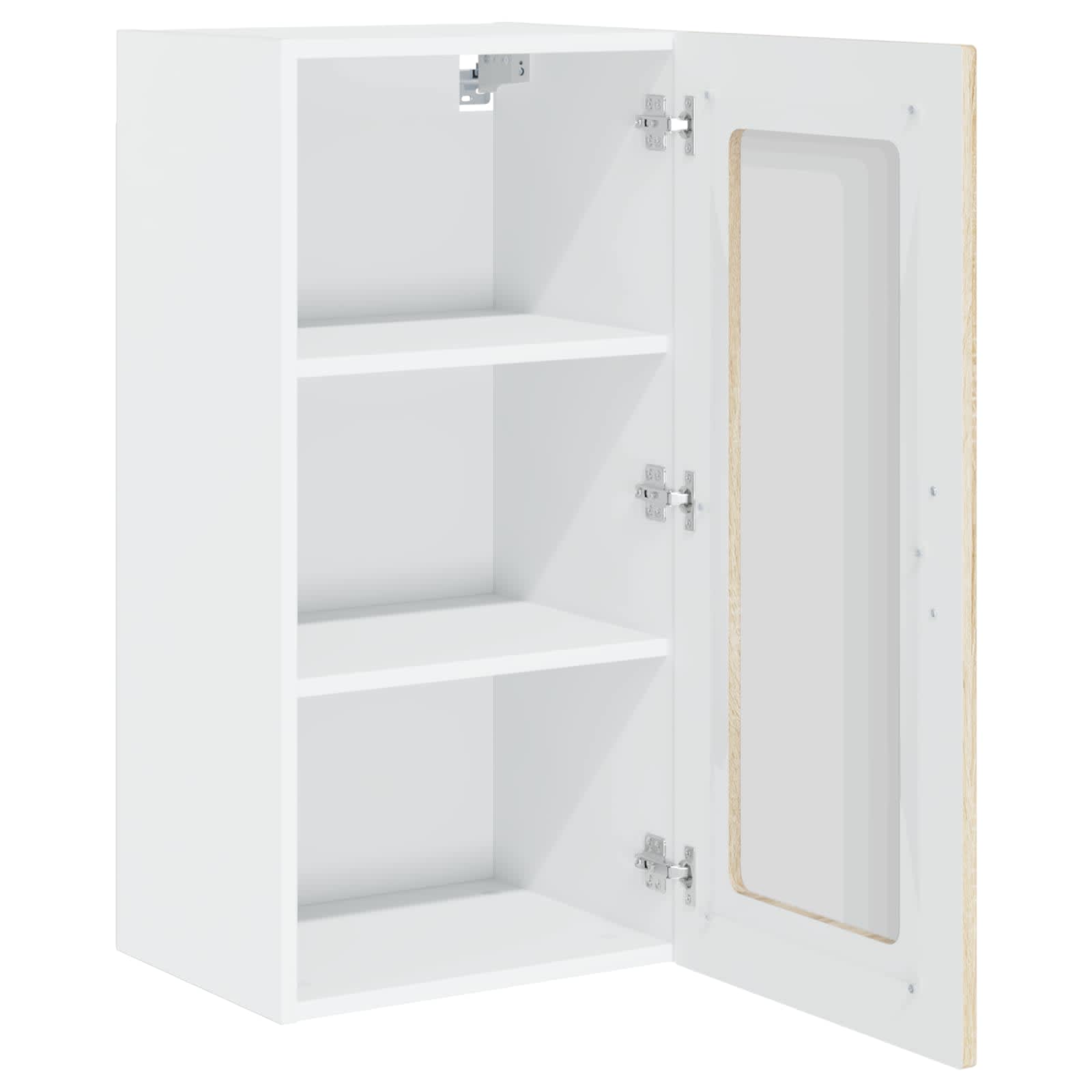 Virtuvės sieninė spintelė 2 pcs Sonoma ąžuolas 40 x 31 x 80 cm