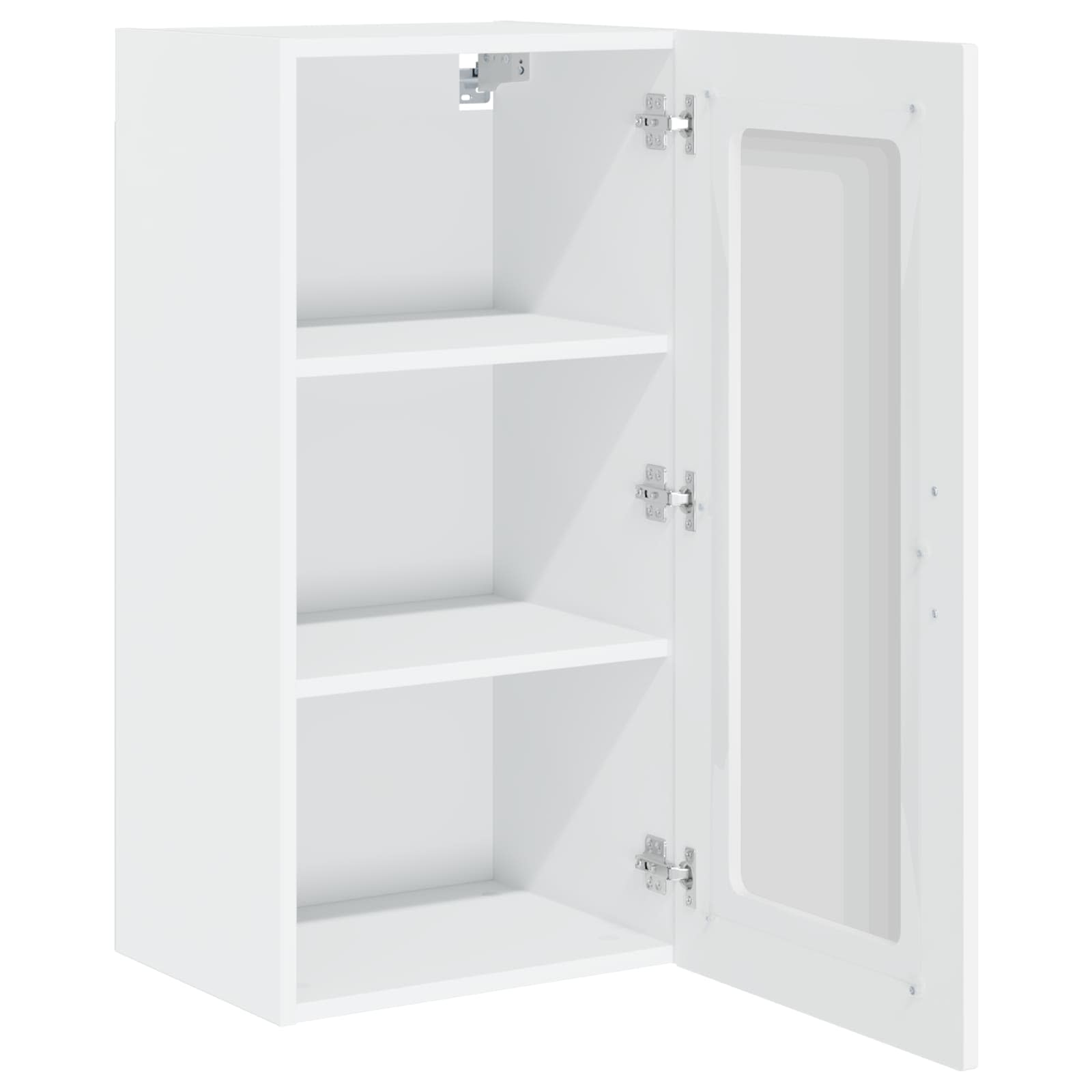 Wall Kitchen Cabinet 2 pcs High Gloss White
