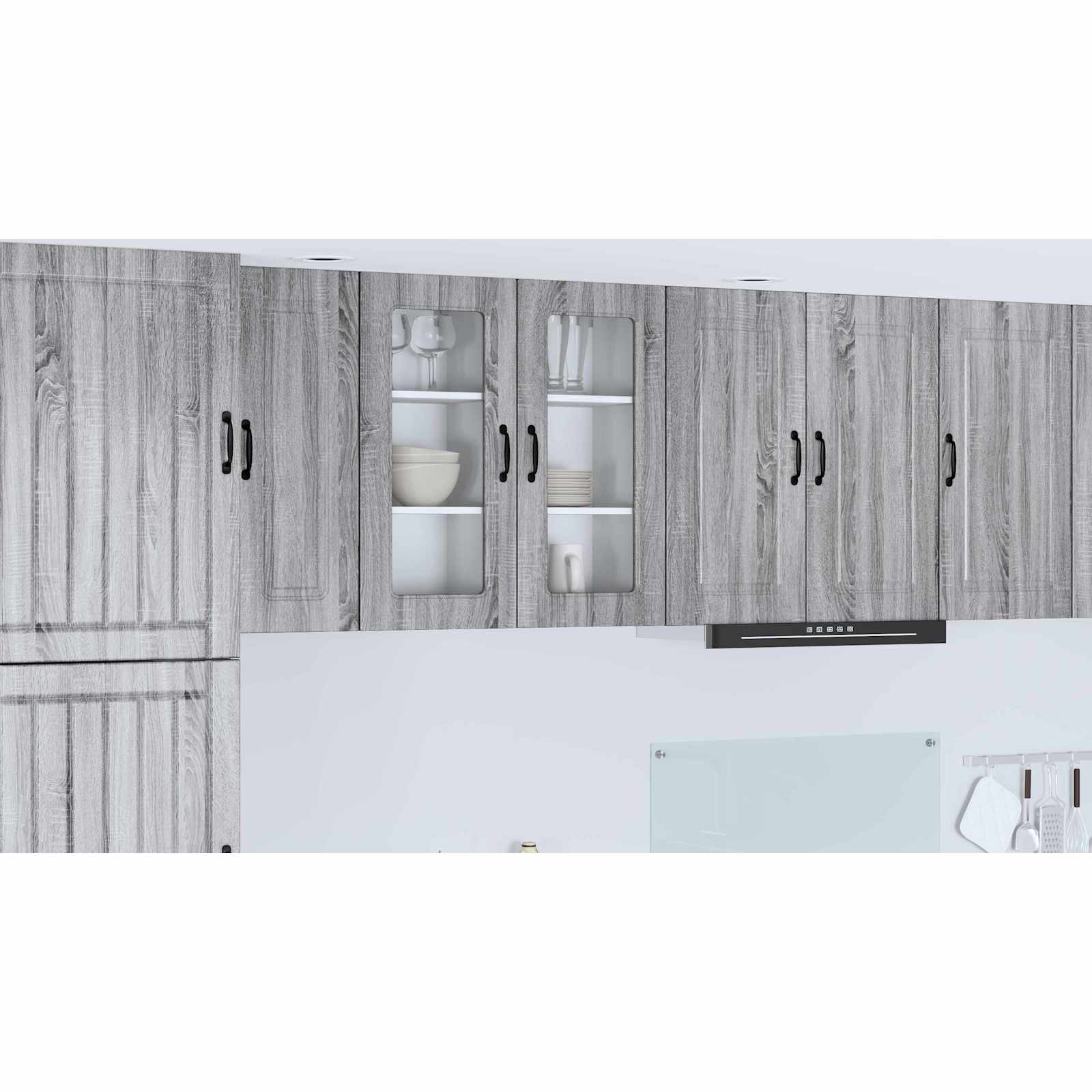 Wall Kitchen Cabinet Grey Sonoma 40 x 31 x 80 cm