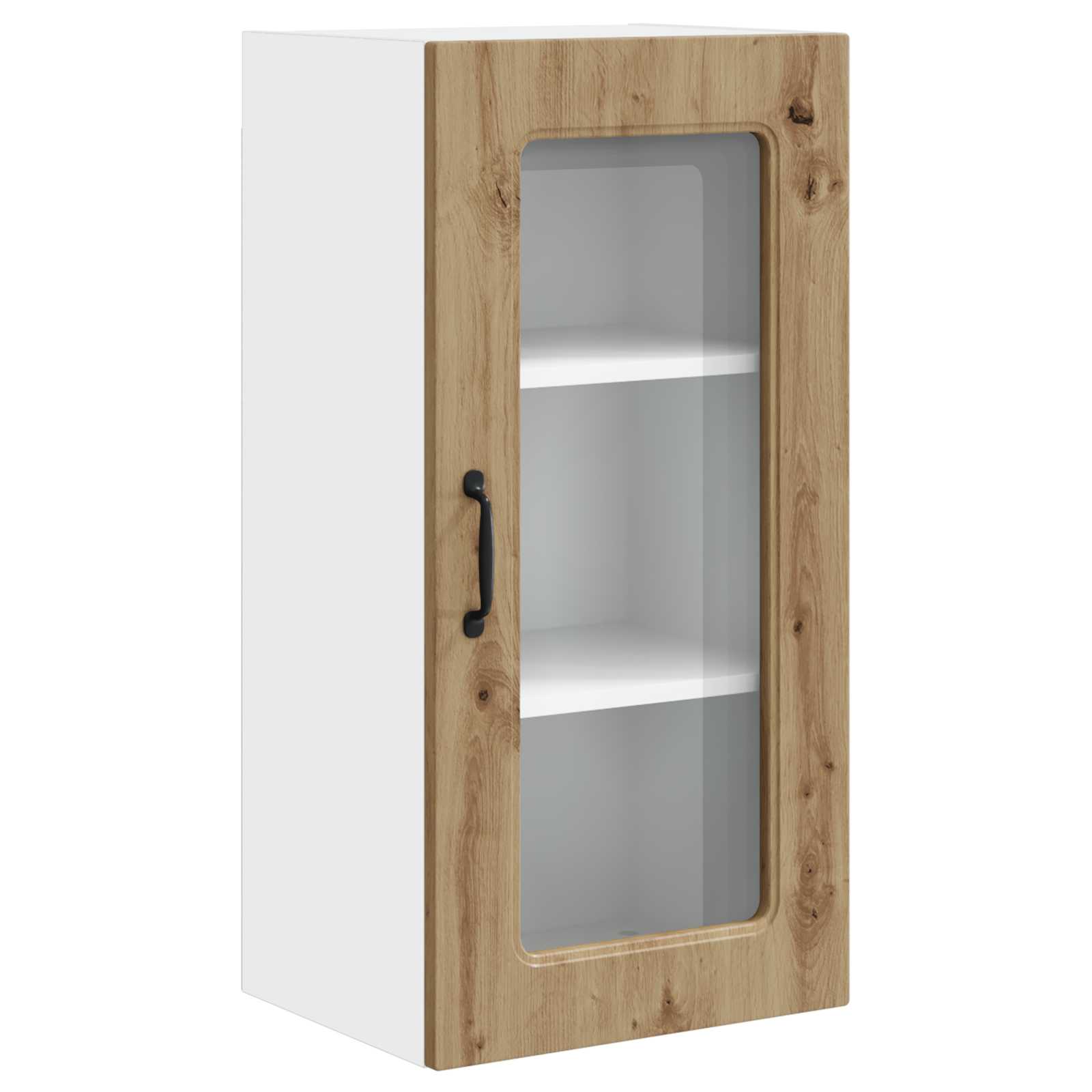 Kitchen wall cabinet with shelf 2 pcs Artisan oak