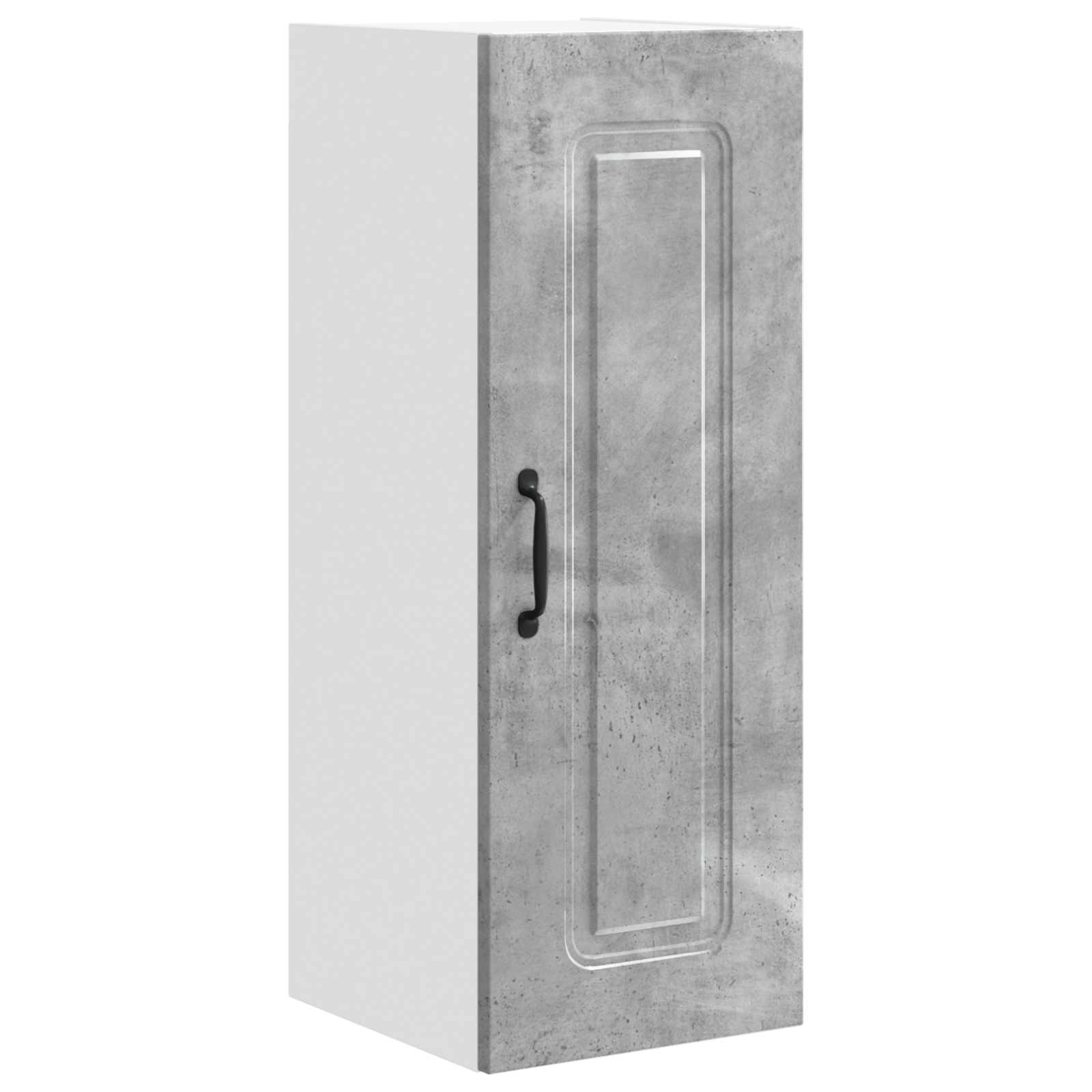 Wall kitchen cabinet 2 pcs Concrete grey 30 x 31 x 80 cm
