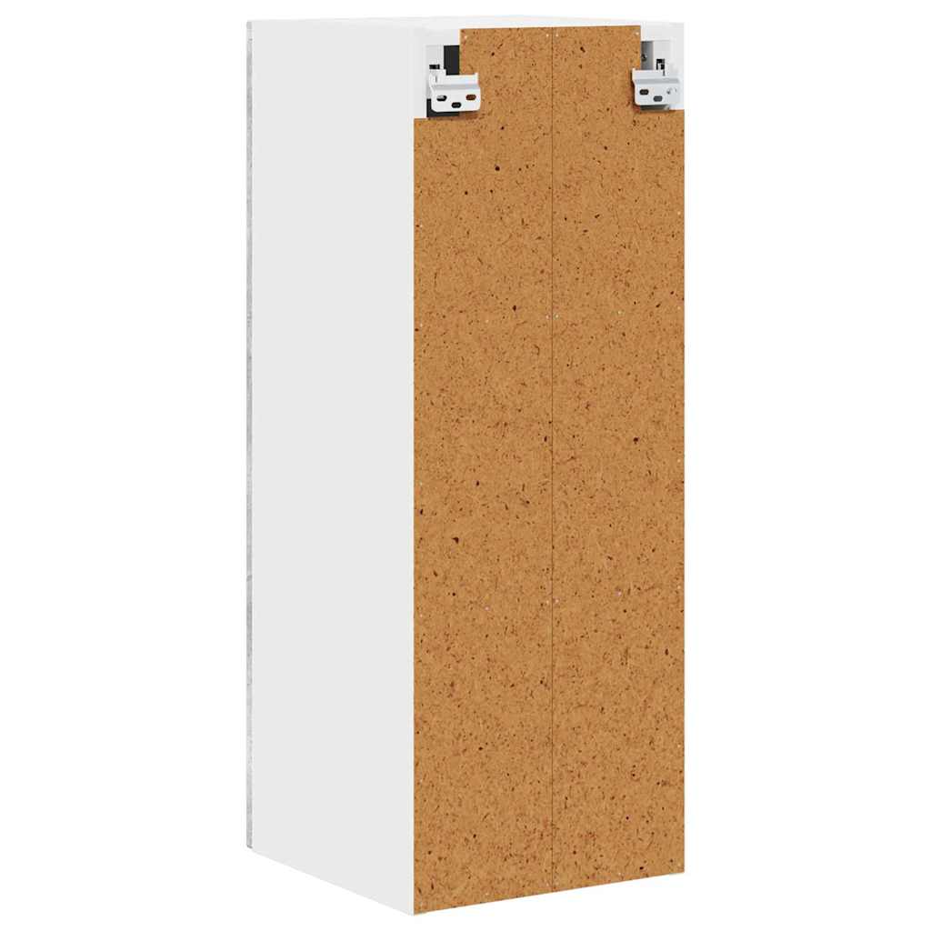 Wall kitchen cabinet 2 pcs Concrete grey 30 x 31 x 80 cm
